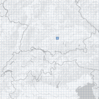 Standortmarkierung auf Landkarte - Naturpark Augsburg westliche Wälder